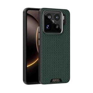 For Xiaomi 15S Pro ABEEL Ruyi Pattern 6D Micro Relief MagSafe Leather Phone Case(Green)