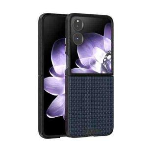 For Xiaomi Mix Flip ABEEL Ruyi Pattern 6D Micro Relief MagSafe Leather Phone Case(Blue)