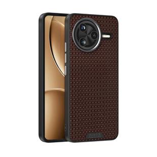 For Redmi K80 Pro Champion Edition ABEEL Ruyi Pattern 6D Micro Relief MagSafe Leather Phone Case(Brown)