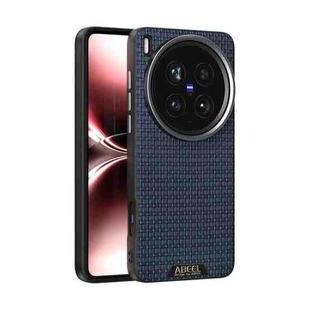 For vivo X200 Ultra ABEEL Ruyi Pattern 6D Micro Relief MagSafe Leather Phone Case(Blue)