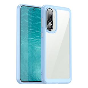 For Samsung Galaxy M56 5G Colorful Series Acrylic Hybrid TPU Phone Case(Blue)