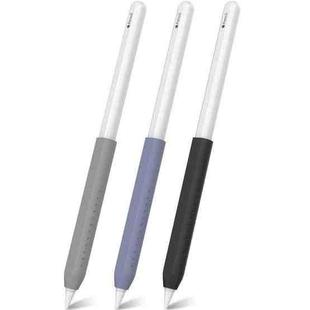 LC182-X 3pcs / Set Stylus Silicone Protective Grip Cover for Apple Pencil 2 / Pro / USB-C(Grey+Blue-purple+Black)