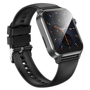 hoco Y26 1.81 inch Screen IPX4 Waterproof Smart Sports Watch, Call Version(Black)