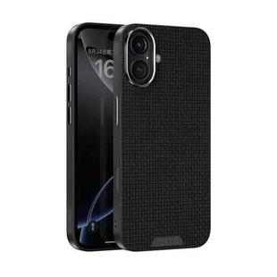 For iPhone 16 Plus ABEEL Ruyi Pattern 6D Micro Relief MagSafe Leather Phone Case(Black)