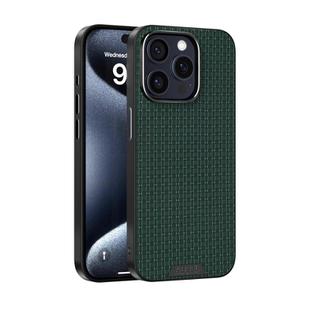For iPhone 13 Pro Max ABEEL Ruyi Pattern 6D Micro Relief MagSafe Leather Phone Case(Green)