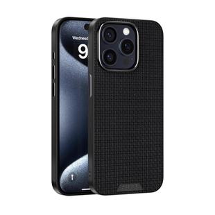 For iPhone 13 Pro ABEEL Ruyi Pattern 6D Micro Relief MagSafe Leather Phone Case(Black)