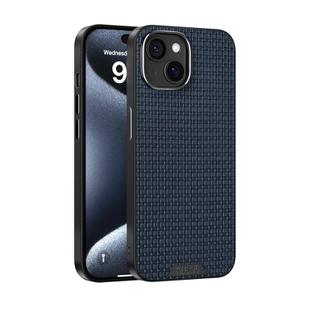 For iPhone 13 ABEEL Ruyi Pattern 6D Micro Relief MagSafe Leather Phone Case(Blue)