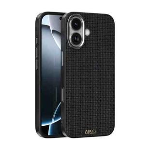 For iPhone 17 ABEEL Ruyi Pattern 6D Micro Relief MagSafe Leather Phone Case(Black)