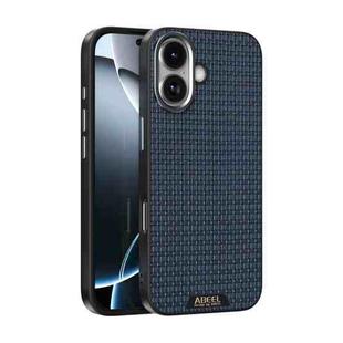 For iPhone 17 ABEEL Ruyi Pattern 6D Micro Relief MagSafe Leather Phone Case(Blue)