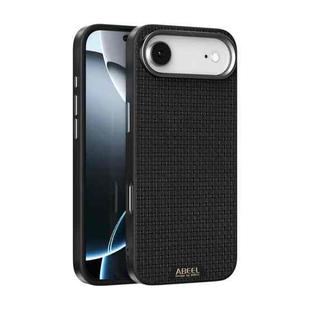 For iPhone 17 Air ABEEL Ruyi Pattern 6D Micro Relief MagSafe Leather Phone Case(Black)