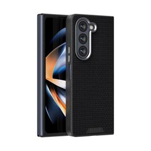 For Samsung Galaxy Z Fold5 5G ABEEL Ruyi Pattern 6D Micro Relief MagSafe Leather Phone Case(Black)