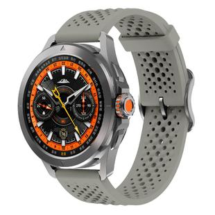 For Xiaomi Watch S4 Sport Kalebol 22mm Silicone Strap(Titanium Grey)