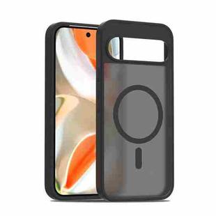 For Google Pixel 9 Pro XL Skin Feel TPU Hybrid PC MagSafe Phone Case(Black)
