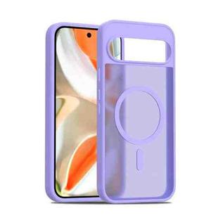For Google Pixel 9 Pro XL Skin Feel TPU Hybrid PC MagSafe Phone Case(Purple)