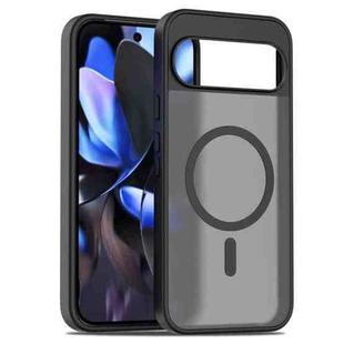 For Google Pixel 10 Pro XL Skin Feel TPU Hybrid PC MagSafe Phone Case(Black)