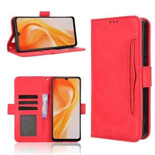 For Cubot P90 Skin Feel Calf Texture Card Slots Leather Phone Case(Red)