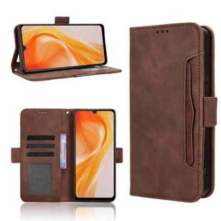 For Cubot P90 Skin Feel Calf Texture Card Slots Leather Phone Case(Brown)