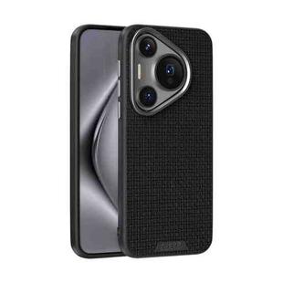 For Huawei Pura 70 Pro / 70 Pro+ ABEEL Ruyi Pattern 6D Micro Relief MagSafe Leather Phone Case(Black)