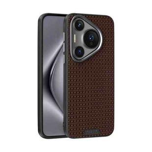 For Huawei Pura 70 Pro / 70 Pro+ ABEEL Ruyi Pattern 6D Micro Relief MagSafe Leather Phone Case(Brown)