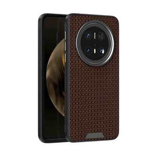For Huawei Mate 70 ABEEL Ruyi Pattern 6D Micro Relief MagSafe Leather Phone Case(Brown)