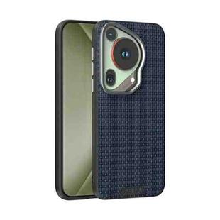 For Huawei Pura 70 Ultra ABEEL Ruyi Pattern 6D Micro Relief MagSafe Leather Phone Case(Blue)