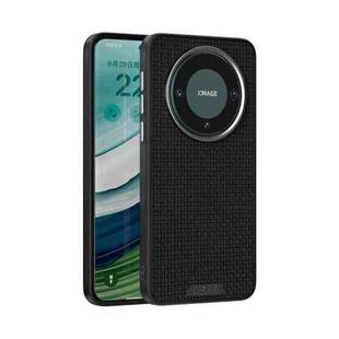 For Huawei Mate 60 ABEEL Ruyi Pattern 6D Micro Relief MagSafe Leather Phone Case(Black)