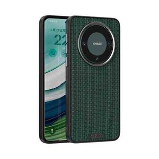 For Huawei Mate 60 ABEEL Ruyi Pattern 6D Micro Relief MagSafe Leather Phone Case(Green)