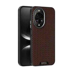 For Huawei nova 14 ABEEL Ruyi Pattern 6D Micro Relief MagSafe Leather Phone Case(Brown)
