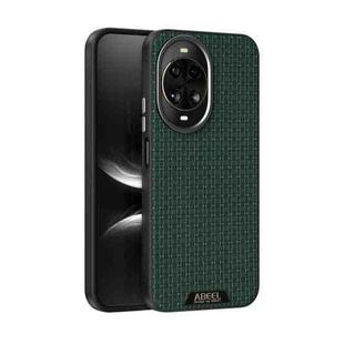 For Huawei nova 14 ABEEL Ruyi Pattern 6D Micro Relief MagSafe Leather Phone Case(Green)