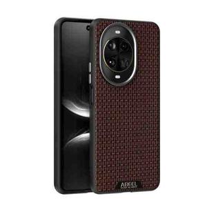 For Huawei nova 14 Pro ABEEL Ruyi Pattern 6D Micro Relief MagSafe Leather Phone Case(Brown)