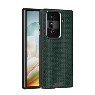 For Honor Magic Vs3 ABEEL Ruyi Pattern 6D Micro Relief MagSafe Leather Phone Case(Green)
