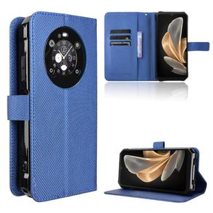 For Fossibot F109 Diamond Texture Leather Phone Case(Blue)