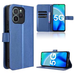 For Fossibot S1 5G Diamond Texture Leather Phone Case(Blue)
