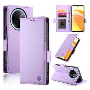 For vivo Y39 5G Side Buckle Magnetic Frosted Leather Phone Case(Purple)