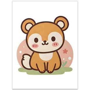Squirrel Frameless Canvas Decorative Painting Print On Your Demand, Size:15x20cm