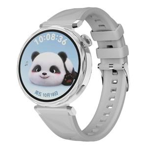 Kalebol 18mm Universal Diamond Embossed Silicone Strap(Light Grey)