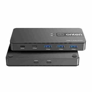 Onten KVM200 USB 3.2 Gen2 Sharing Switch 2 In 4 Out(Black)