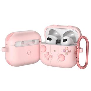 For AirPods 3 Game Console Style Wireless Earphone Silicone Case(Pink)