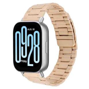 22mm Three-beads Magnetic Steel Watch Band(Rose Gold)