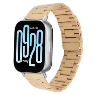 20mm Three-beads Magnetic Steel Watch Band(Gold)