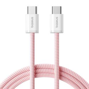 Baseus Smart Series 4 100W Type-C to Type-C Fast Charging Data Cable, Length: 2m(Pink)