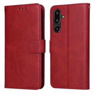 For Samsung Galaxy F16 5G / M16 5G Classic Calf Texture Flip Leather Phone Case(Red)