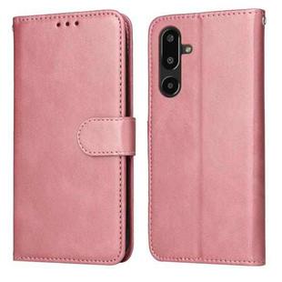 For Samsung Galaxy F16 5G / M16 5G Classic Calf Texture Flip Leather Phone Case(Rose Gold)