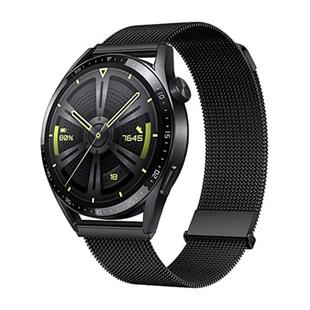 Kalebol 20mm Universal Loop Double Magnetic Buckle Milanese Strap(Black)