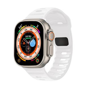For Apple Watch 42mm / 41mm / 40mm / 38mm Kalebol Sport Silicone Strap(White)