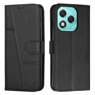 For Honor 400 Lite Stitching Calf Texture Buckle Leather Phone Case(Black)