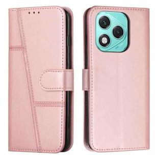 For Honor 400 Lite Stitching Calf Texture Buckle Leather Phone Case(Rose Gold)