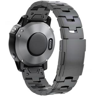 For Garmin Watch 22mm Oracle Titanium Alloy Watch Band(Grey)