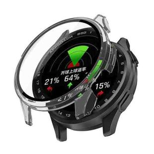 For Garmin Approach S50 Tempered Film Integrated PC Watch Protective Case(Transparent)