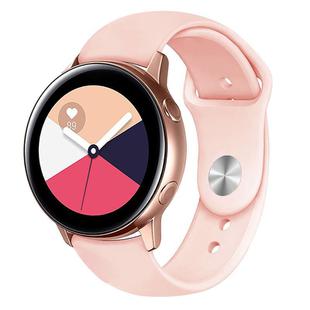 Kalebol 20mm Universal Reverse Buckle Silicone Watch Band(Rose Gold)